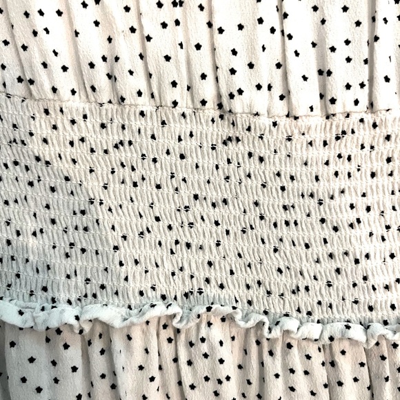 RAILS Angelina White Mini Dress with Black Stars. - Picture 6 of 14